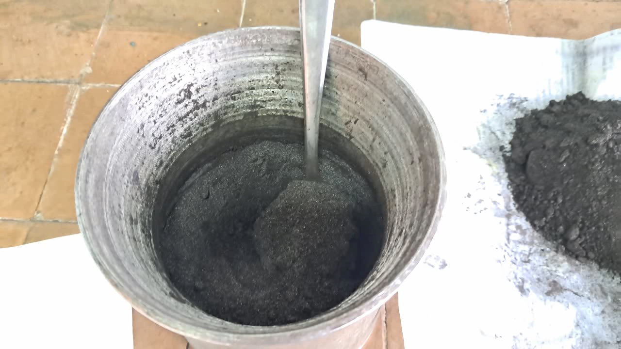 Combustion of Thermite: Iron(II, III) Oxide/Aluminum (Fe3O4/Al)