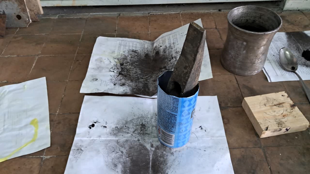 Combustion of Thermite: Iron(II, III) Oxide/Aluminum (Fe3O4/Al)