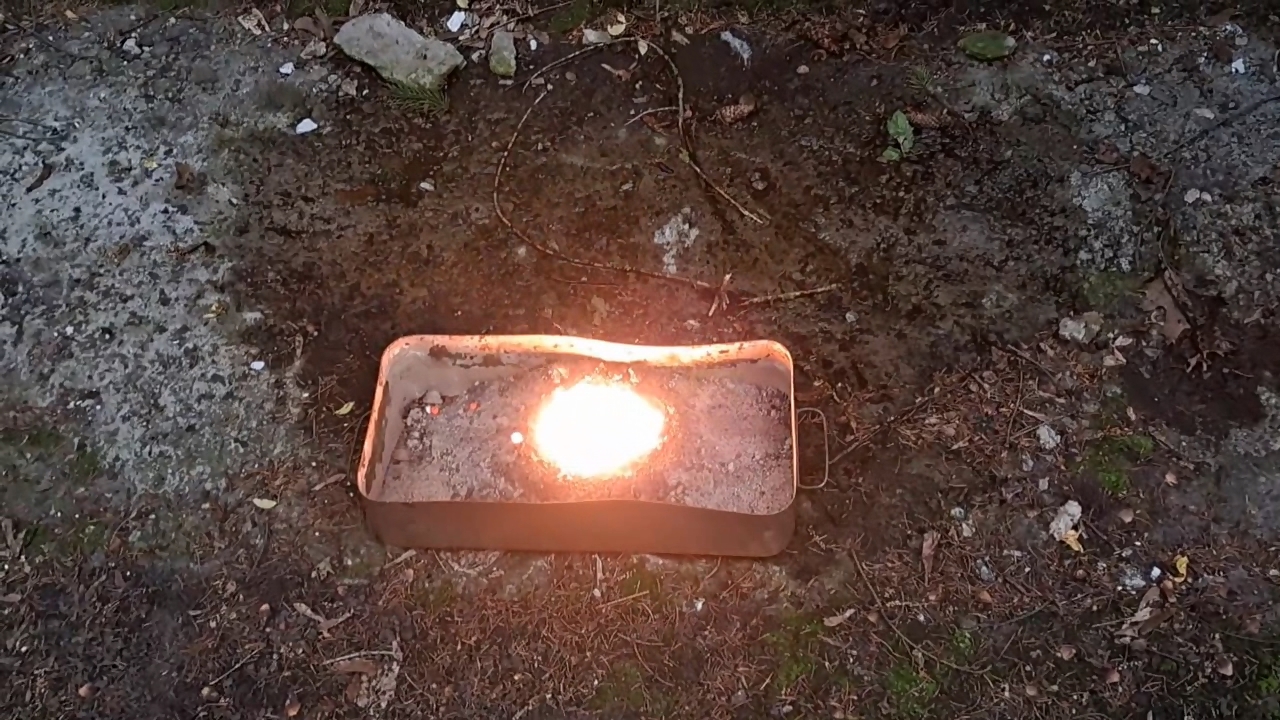 Combustion of Thermite: Iron(II, III) Oxide/Aluminum (Fe3O4/Al)