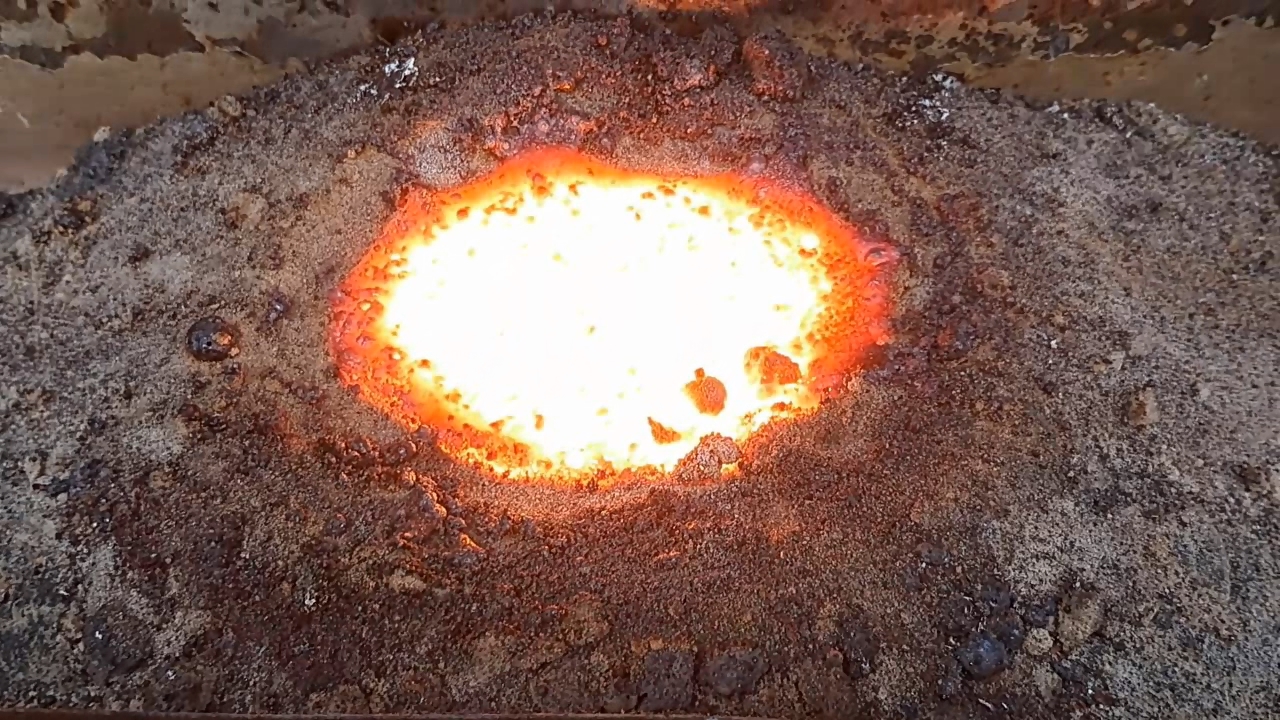 Combustion of Thermite: Iron(II, III) Oxide/Aluminum (Fe3O4/Al)