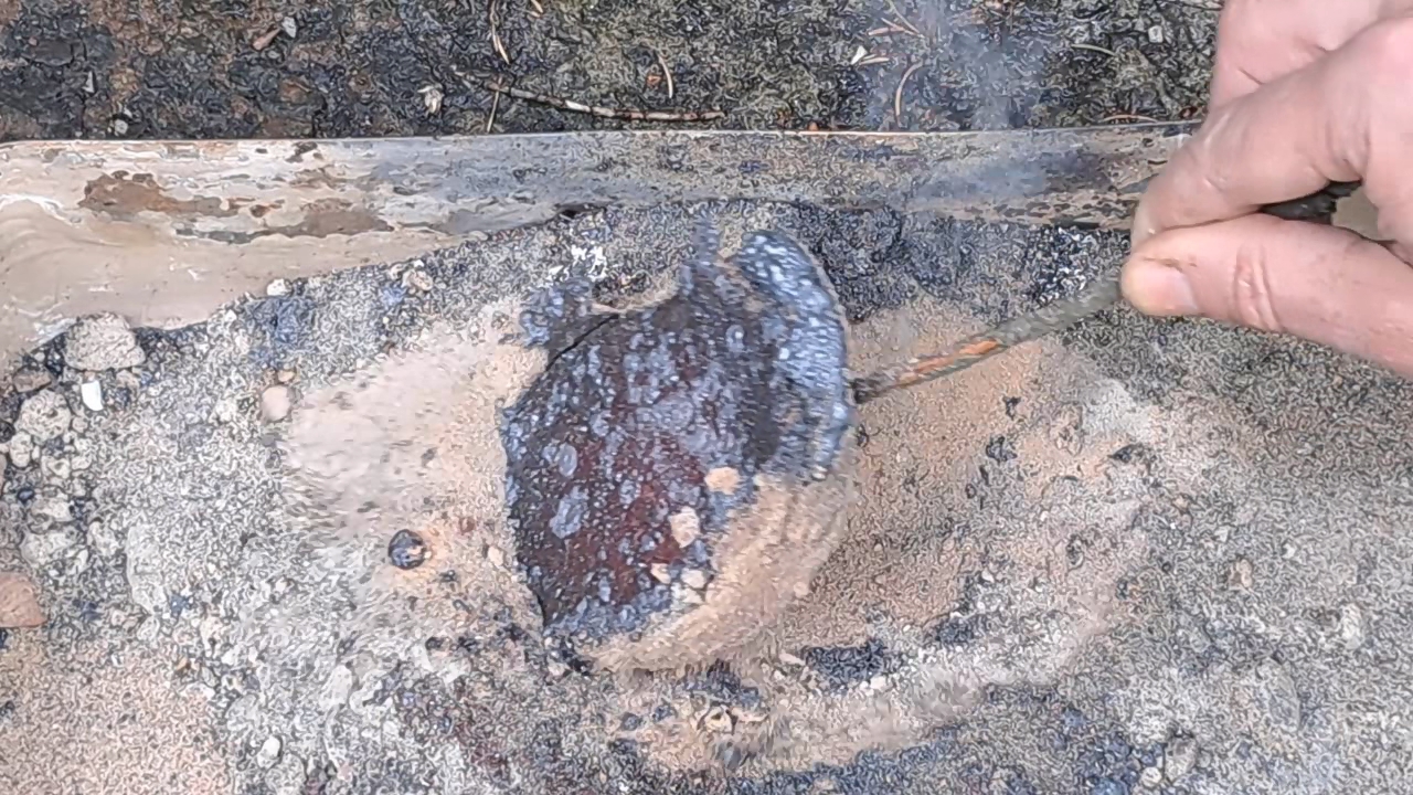 Combustion of Thermite: Iron(II, III) Oxide/Aluminum (Fe3O4/Al)