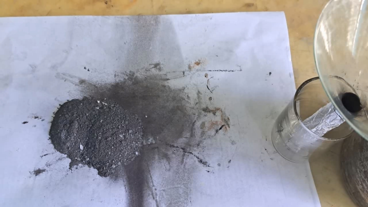 Combustion of Thermite: Iron(II, III) Oxide/Aluminum (Fe3O4/Al)