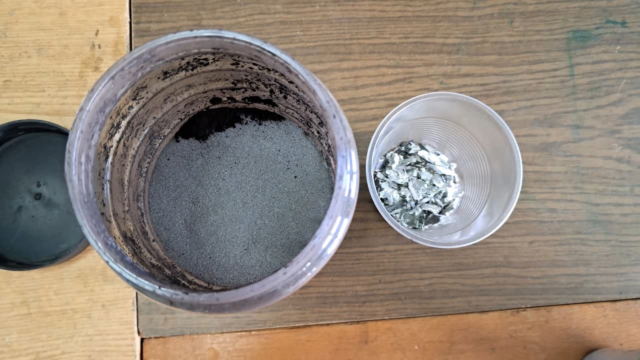 Combustion of Thermite: Iron(II, III) Oxide/Aluminum/Magnesium (Fe3O4/Al/Mg)