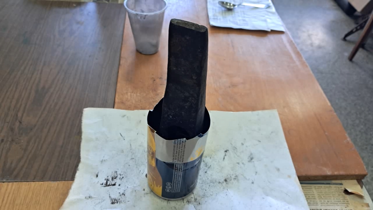Combustion of Thermite: Iron(II, III) Oxide/Aluminum/Magnesium (Fe3O4/Al/Mg)