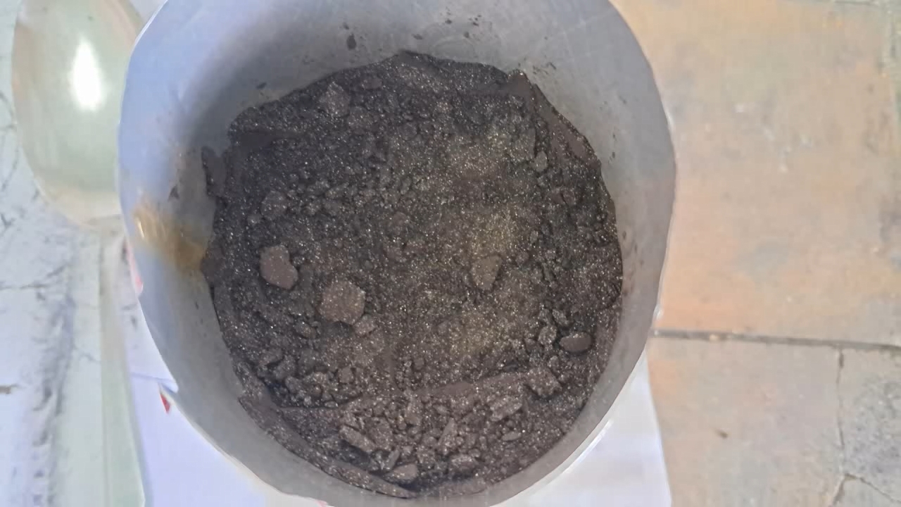 Combustion of Thermite: Iron(II, III) Oxide/Aluminum/Magnesium (Fe3O4/Al/Mg)