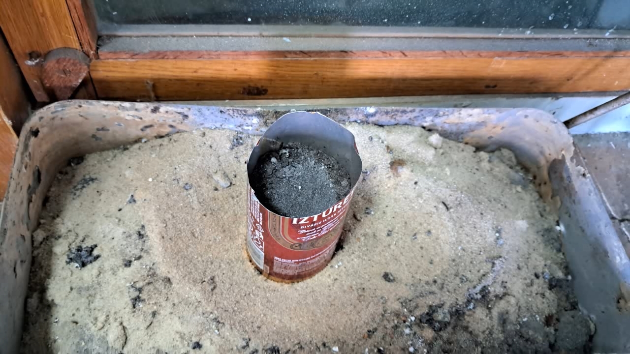 Combustion of Thermite: Iron(II, III) Oxide/Aluminum/Magnesium (Fe3O4/Al/Mg)
