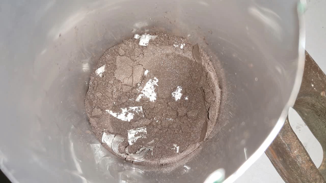 Combustion of Thermite: Iron(II, III) Oxide/Aluminum/Magnesium (Fe3O4/Al/Mg)