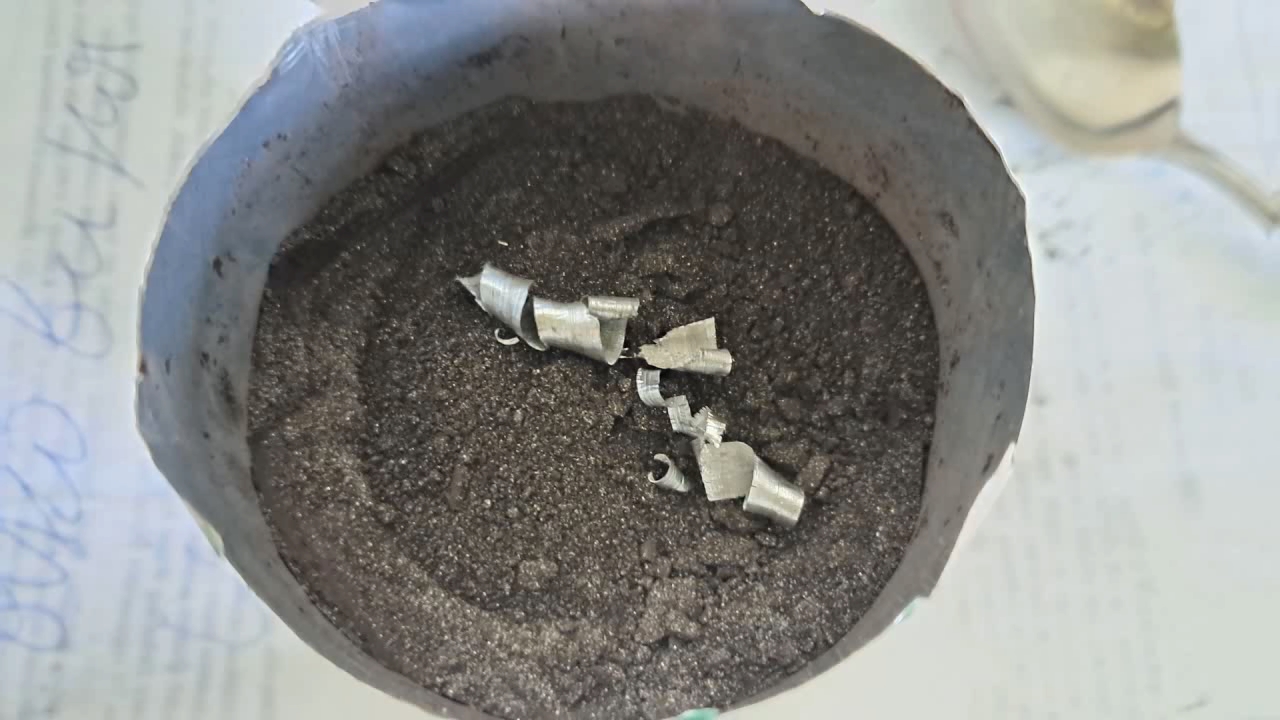 Combustion of Thermite: Iron(II, III) Oxide/Aluminum/Magnesium (Fe3O4/Al/Mg)
