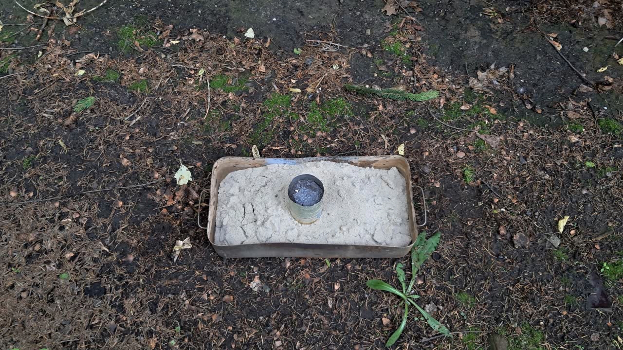 Combustion of Thermite: Iron(II, III) Oxide/Aluminum/Magnesium (Fe3O4/Al/Mg)