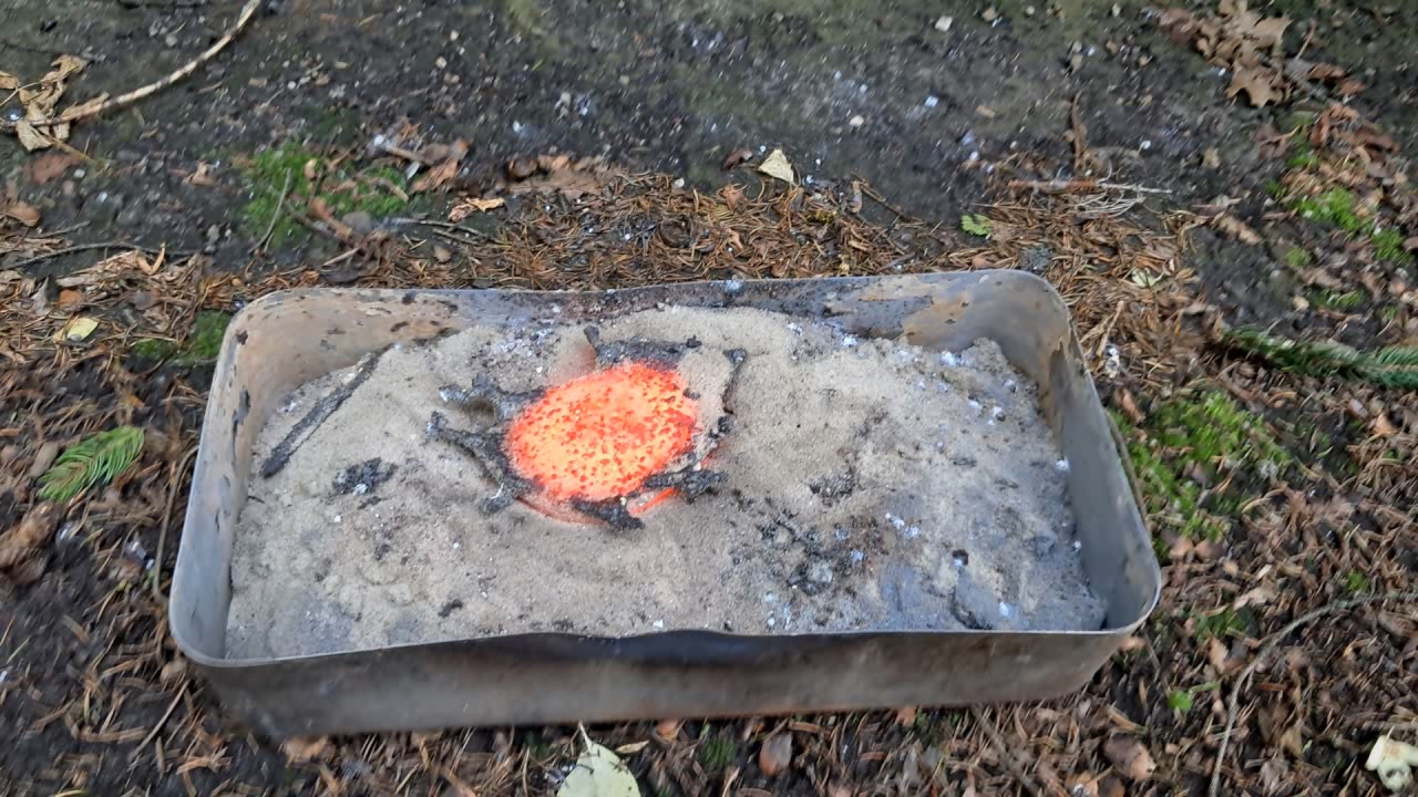 Combustion of Thermite: Iron(II, III) Oxide/Aluminum/Magnesium (Fe3O4/Al/Mg)