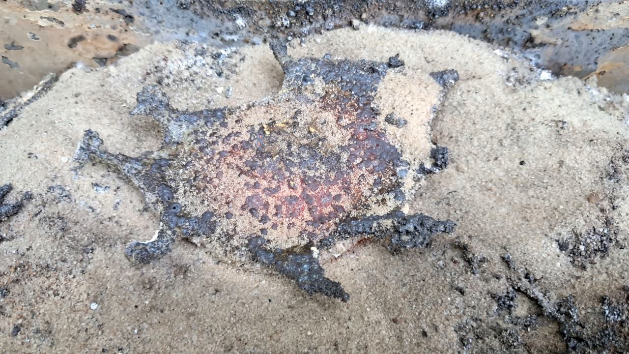 Combustion of Thermite: Iron(II, III) Oxide/Aluminum/Magnesium (Fe3O4/Al/Mg)