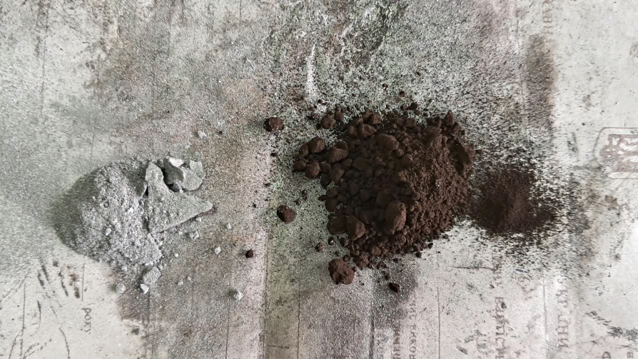 ''Molded Thermite'': Iron (II, III) Oxide, Calcium Sulfate, Aluminum, and Water (Fe3O4/CaSO4/Al/H2O)