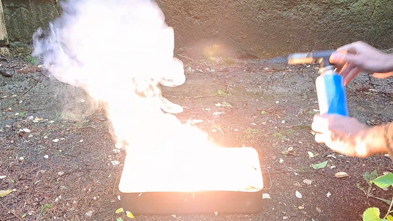 ''Molded Thermite'': Iron (II, III) Oxide, Calcium Sulfate, Aluminum, and Water (Fe3O4/CaSO4/Al/H2O)