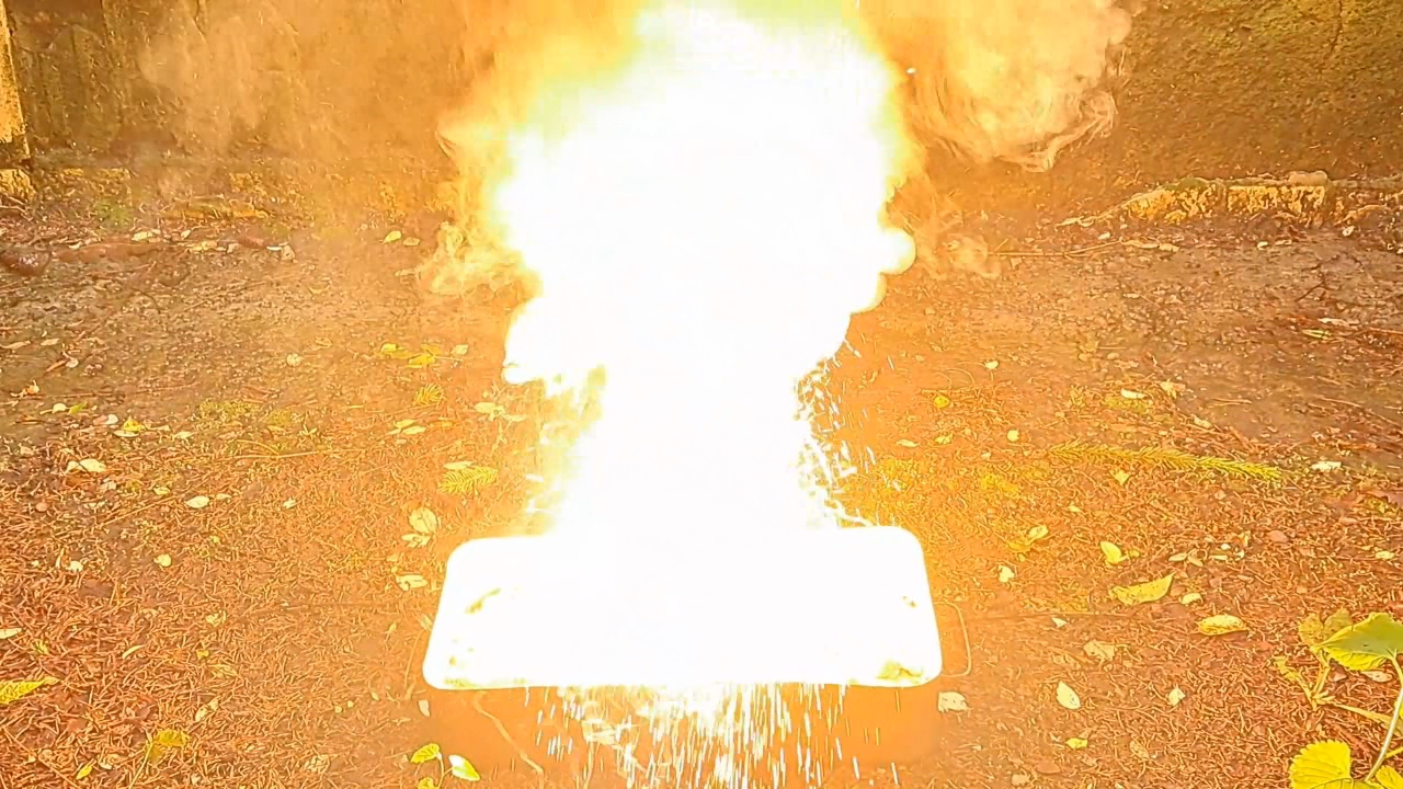 ''Molded Thermite'': Iron (II, III) Oxide, Calcium Sulfate, Aluminum, and Water (Fe3O4/CaSO4/Al/H2O)