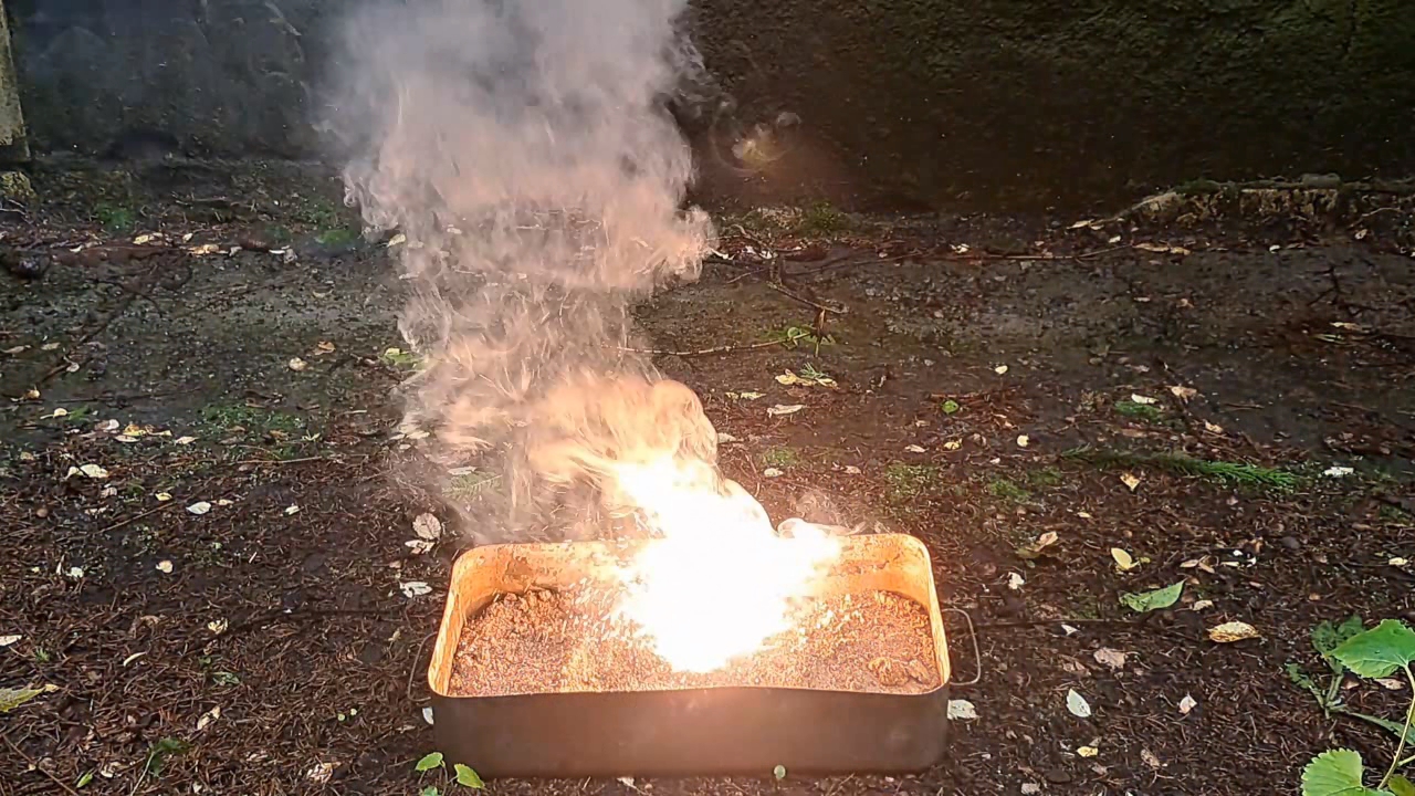 ''Molded Thermite'': Iron (II, III) Oxide, Calcium Sulfate, Aluminum, and Water (Fe3O4/CaSO4/Al/H2O)