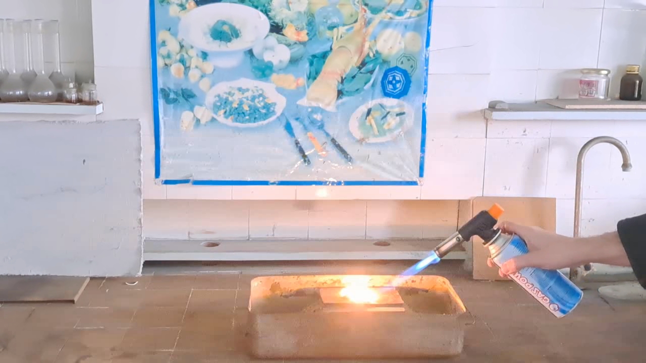 Combustion of Thermite: Copper(II) Oxide/Aluminum