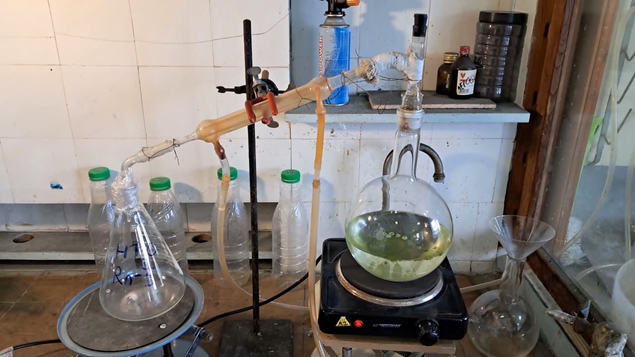 Distillation of Tritiated Water (HTO)