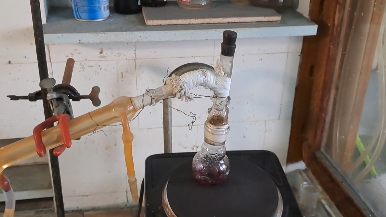 Distillation of Tritiated Water (HTO)