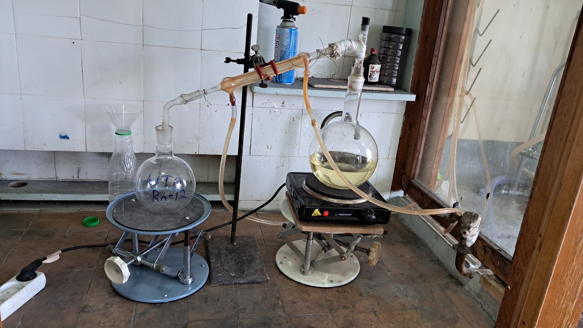Distillation of Tritiated Water (HTO)