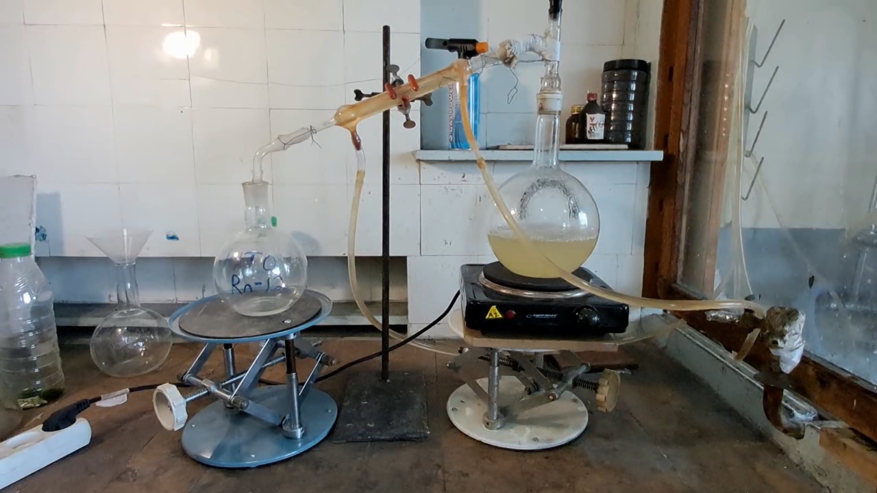 Distillation of Tritiated Water (HTO)