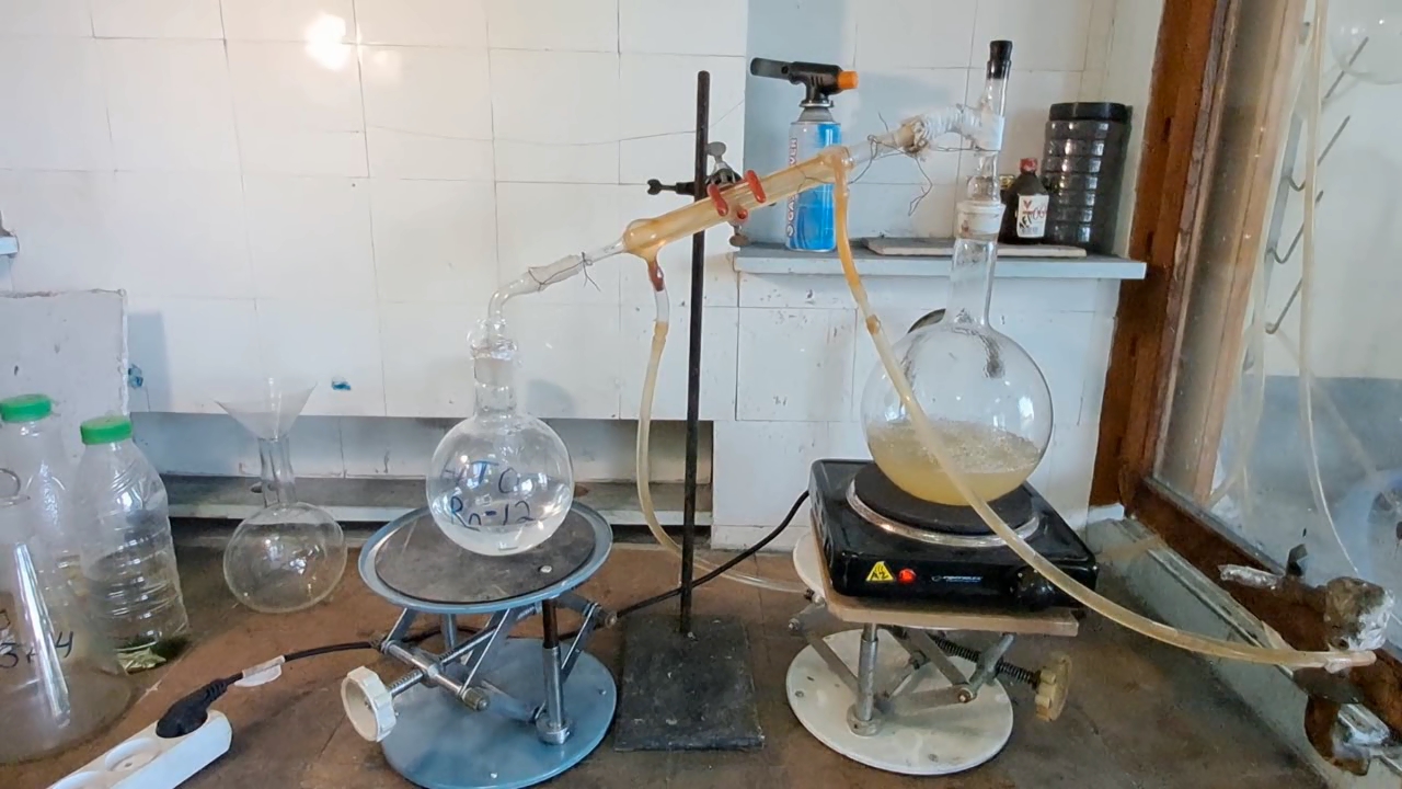 Distillation of Tritiated Water (HTO)