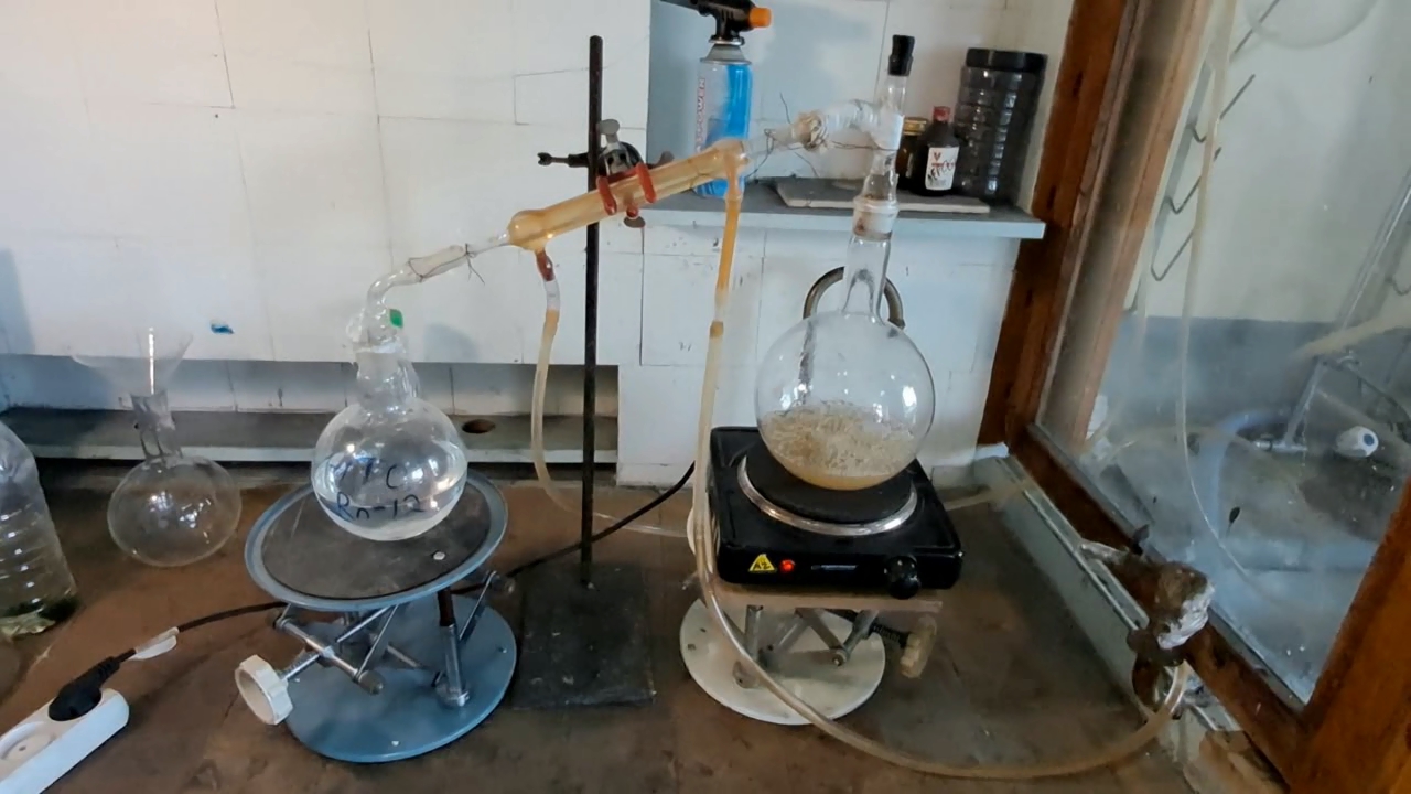Distillation of Tritiated Water (HTO)