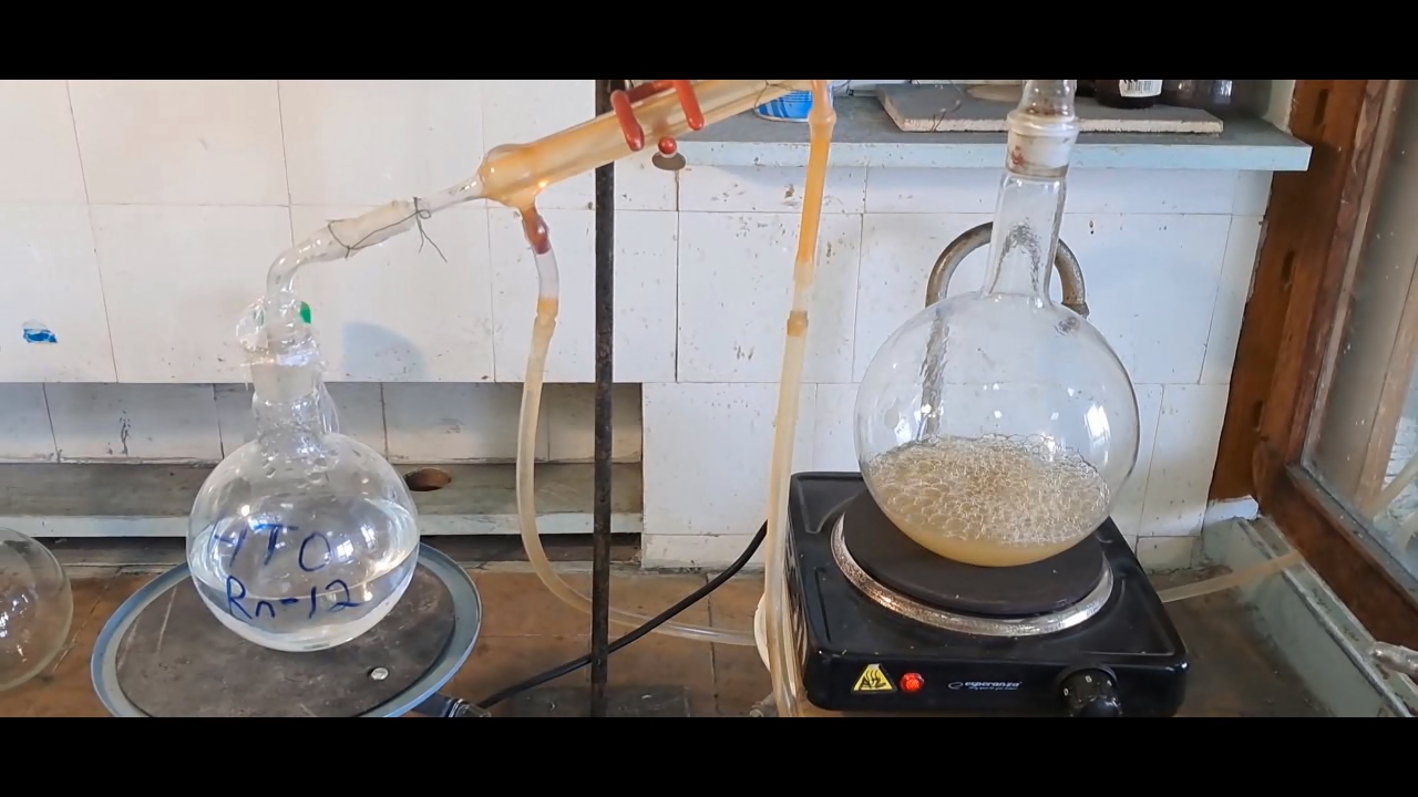 Distillation of Tritiated Water (HTO)