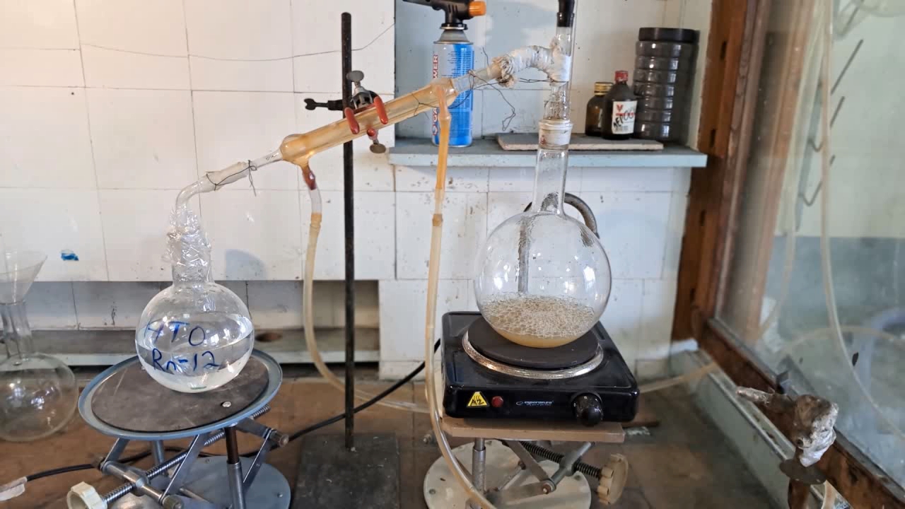 Distillation of Tritiated Water (HTO)