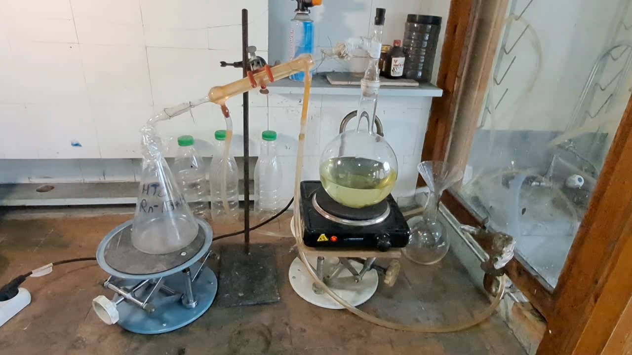 Distillation of Tritiated Water (HTO)