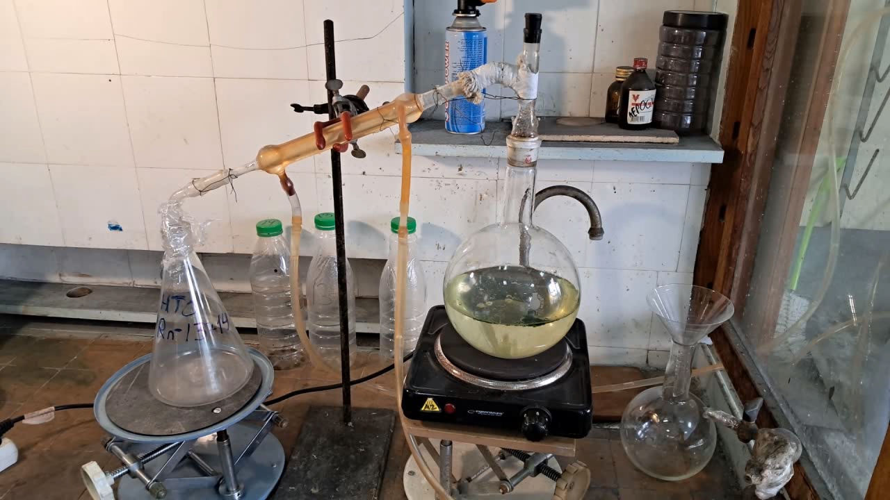 Distillation of Tritiated Water (HTO)