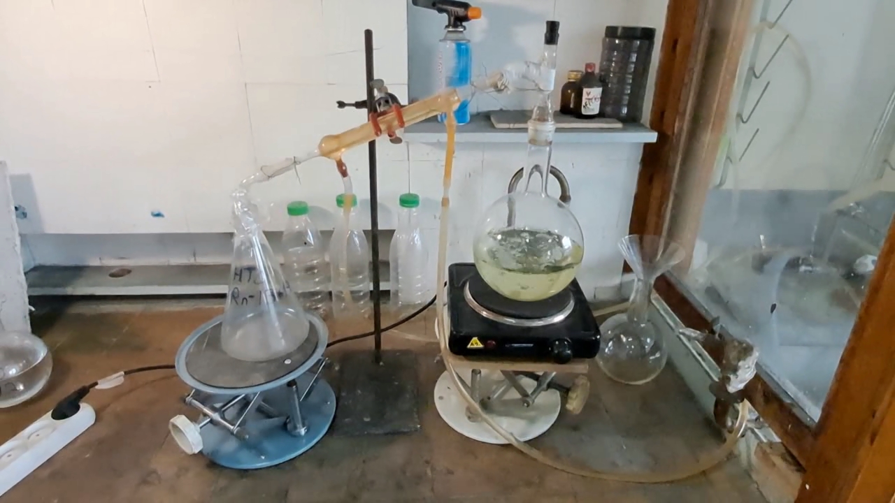 Distillation of Tritiated Water (HTO)