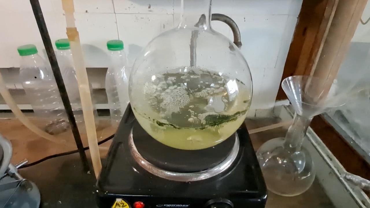 Distillation of Tritiated Water (HTO)