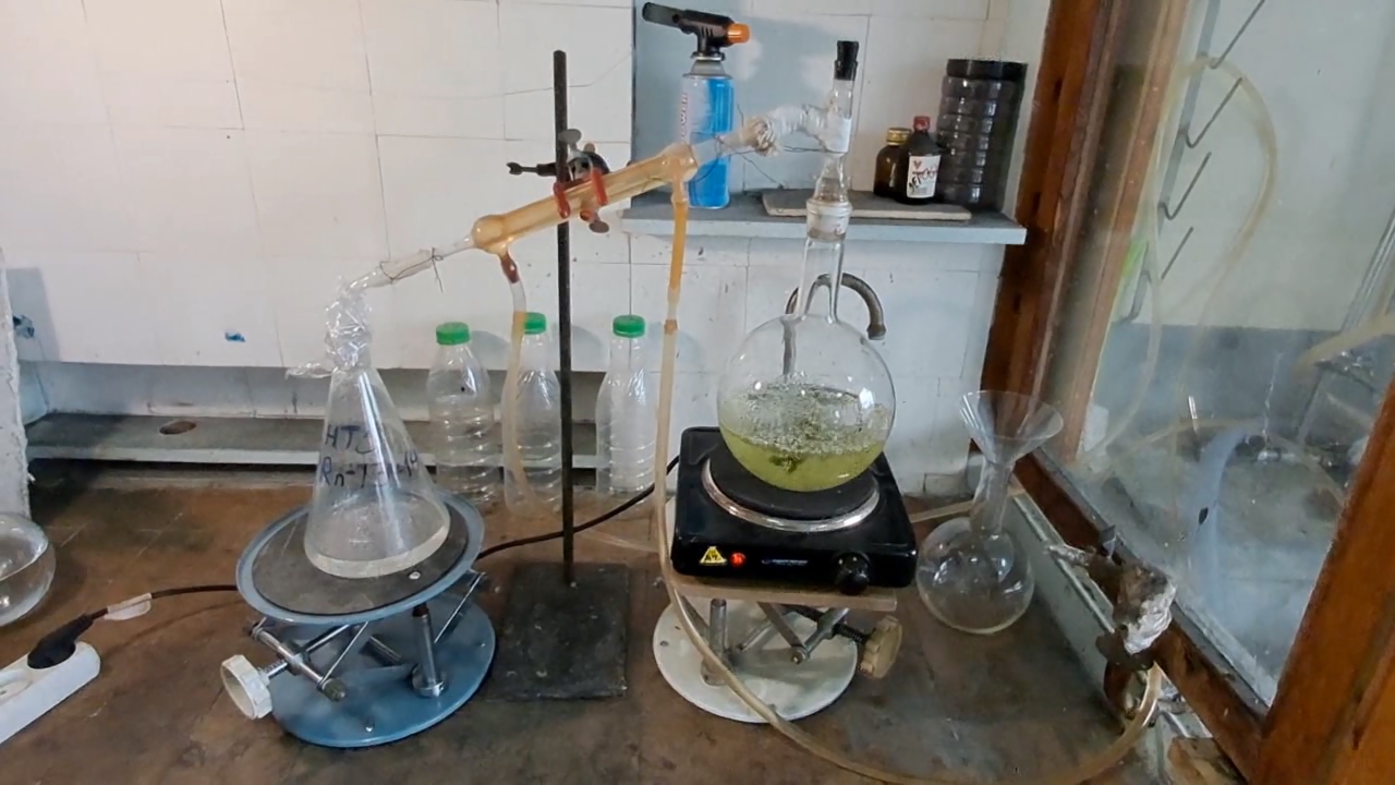 Distillation of Tritiated Water (HTO)