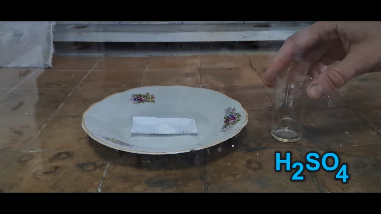 Acetone Peroxide and Concentrated Sulfuric Acid