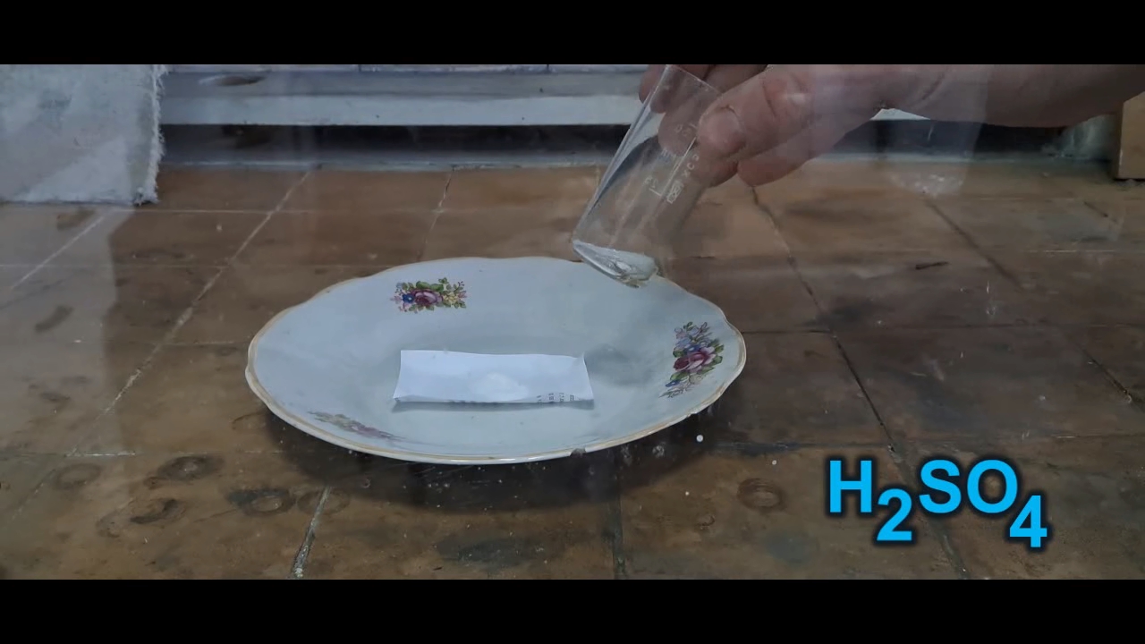 Acetone Peroxide and Concentrated Sulfuric Acid