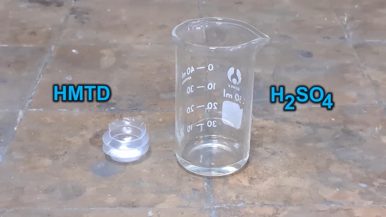 HMTD (Hexamethylene Triperoxide Diamine) and Concentrated Sulfuric Acid: Does an Explosive Reaction Occur?