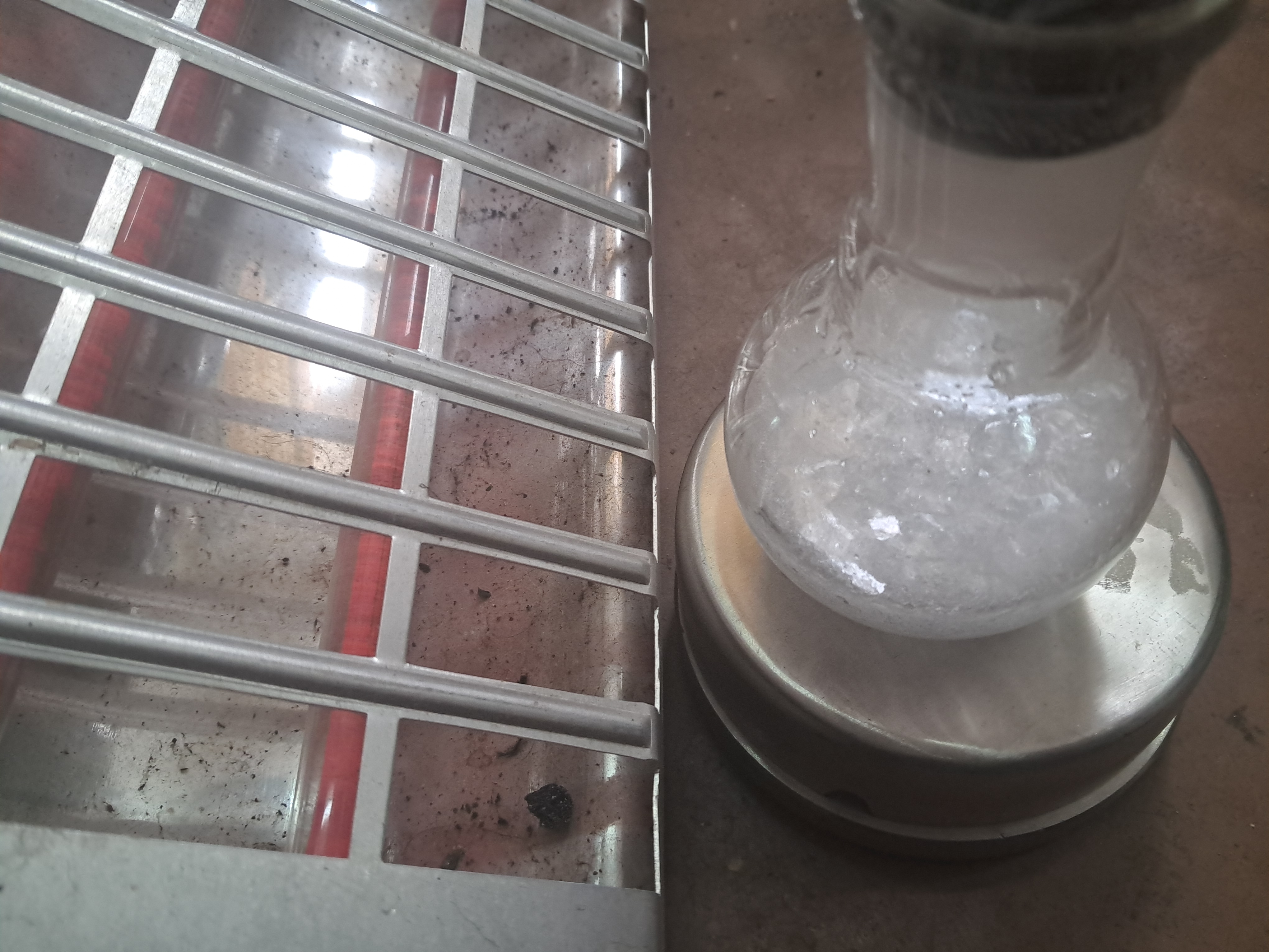 Supercooled Acetic Acid