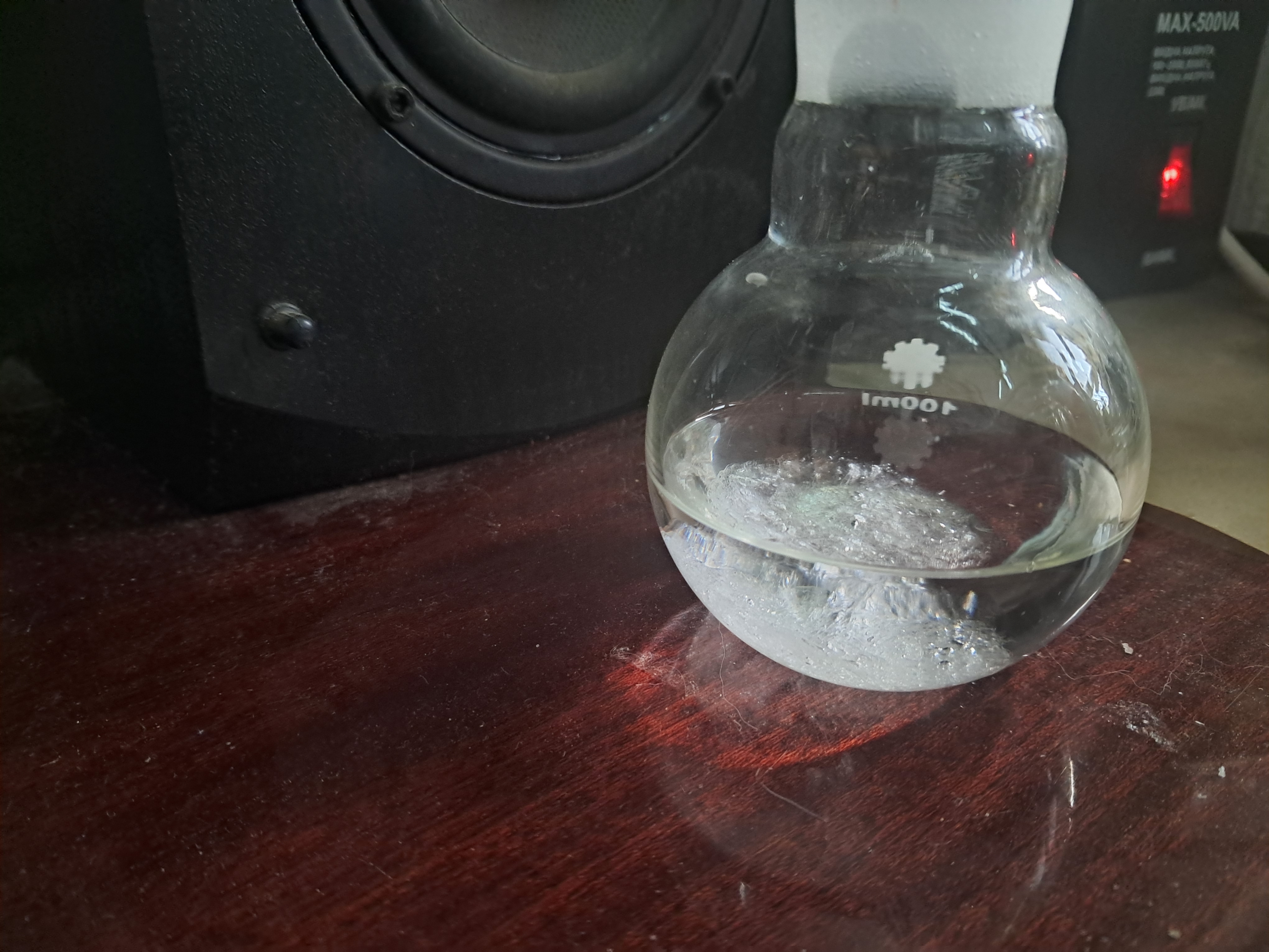 Supercooled Acetic Acid