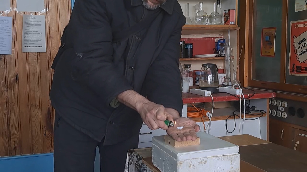Fire on Hand: The Combustion of Acetone Peroxide