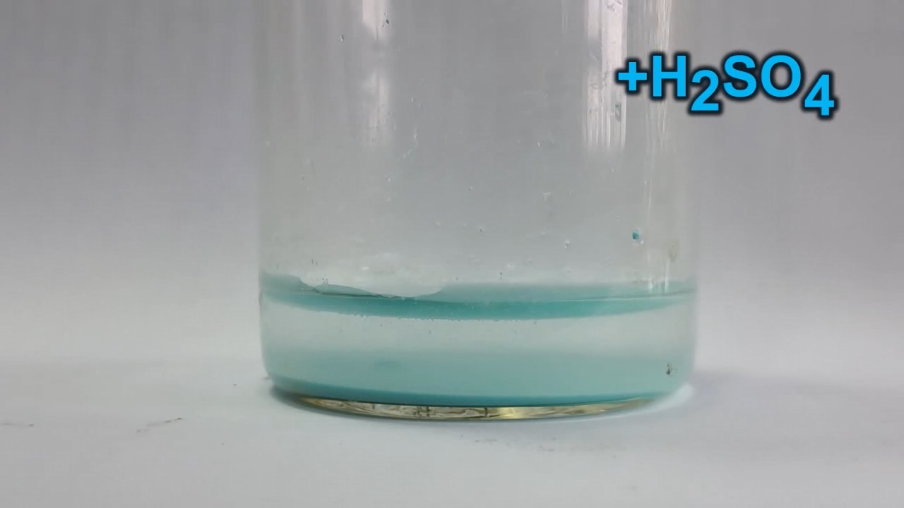 Basic Copper Nitrate, Water, and Sulfuric Acid