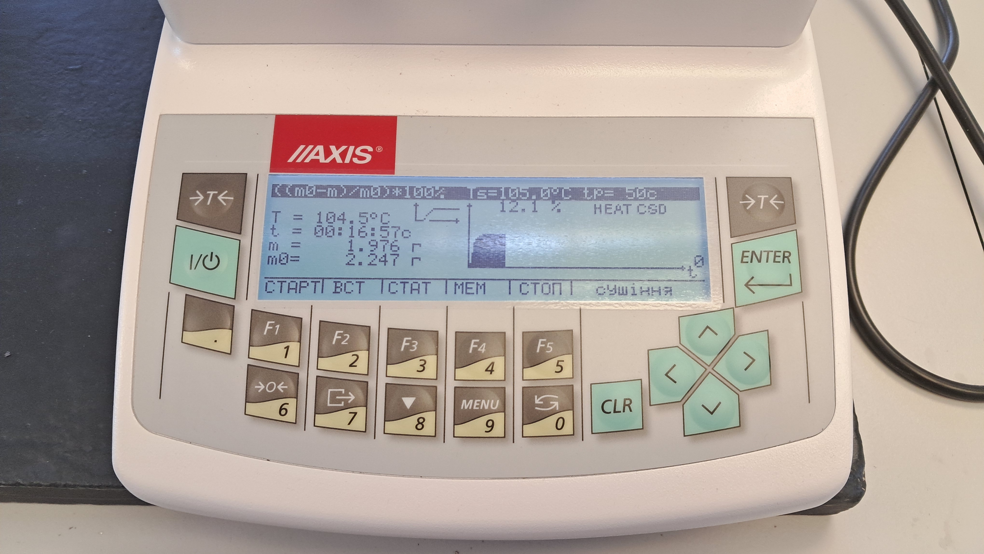 'Bread Maker' (Gravimetric Moisture Analyzer)