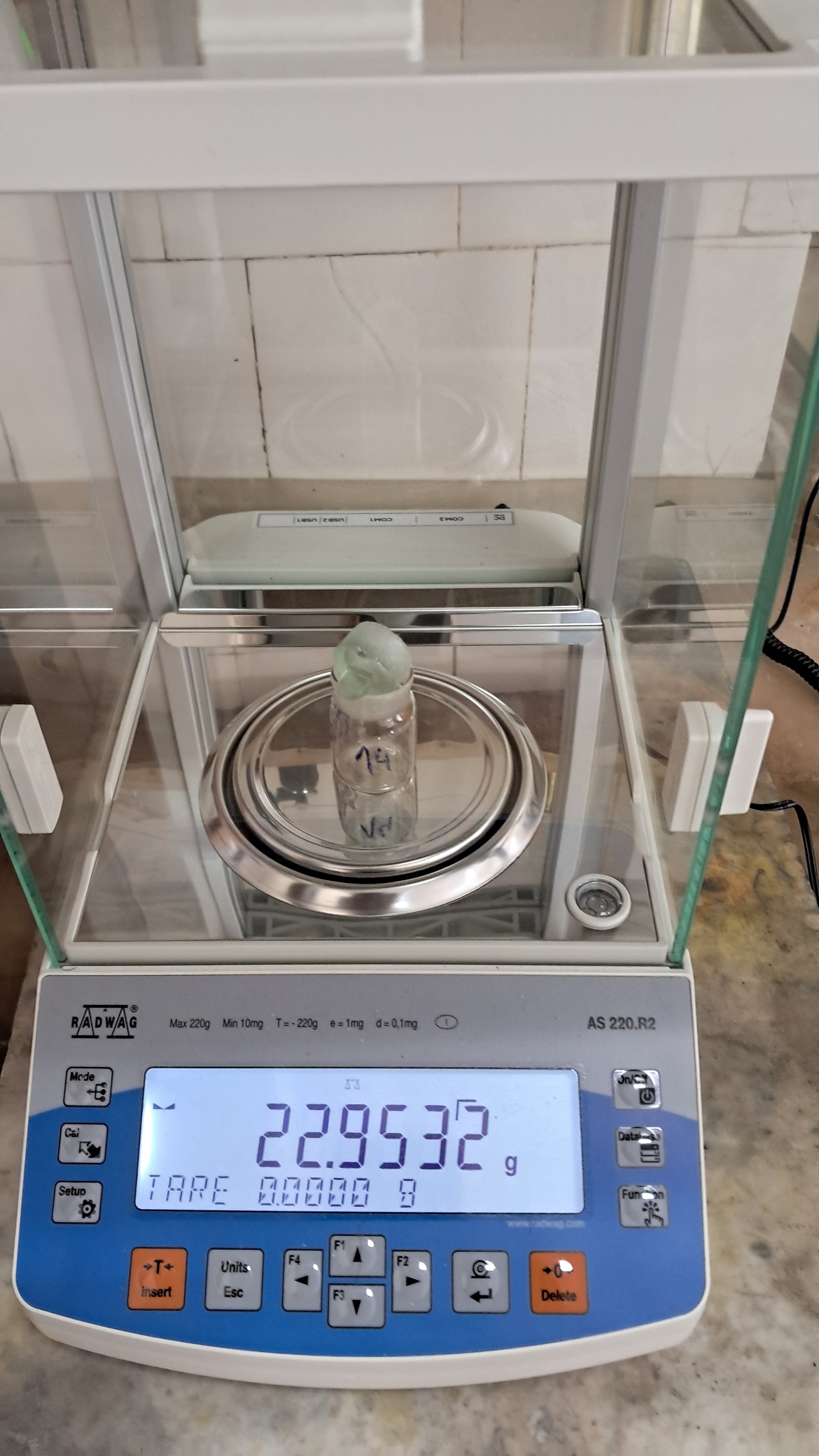 Determining Moisture Content in Hexamine by Gravimetric Analysis - First Attempt