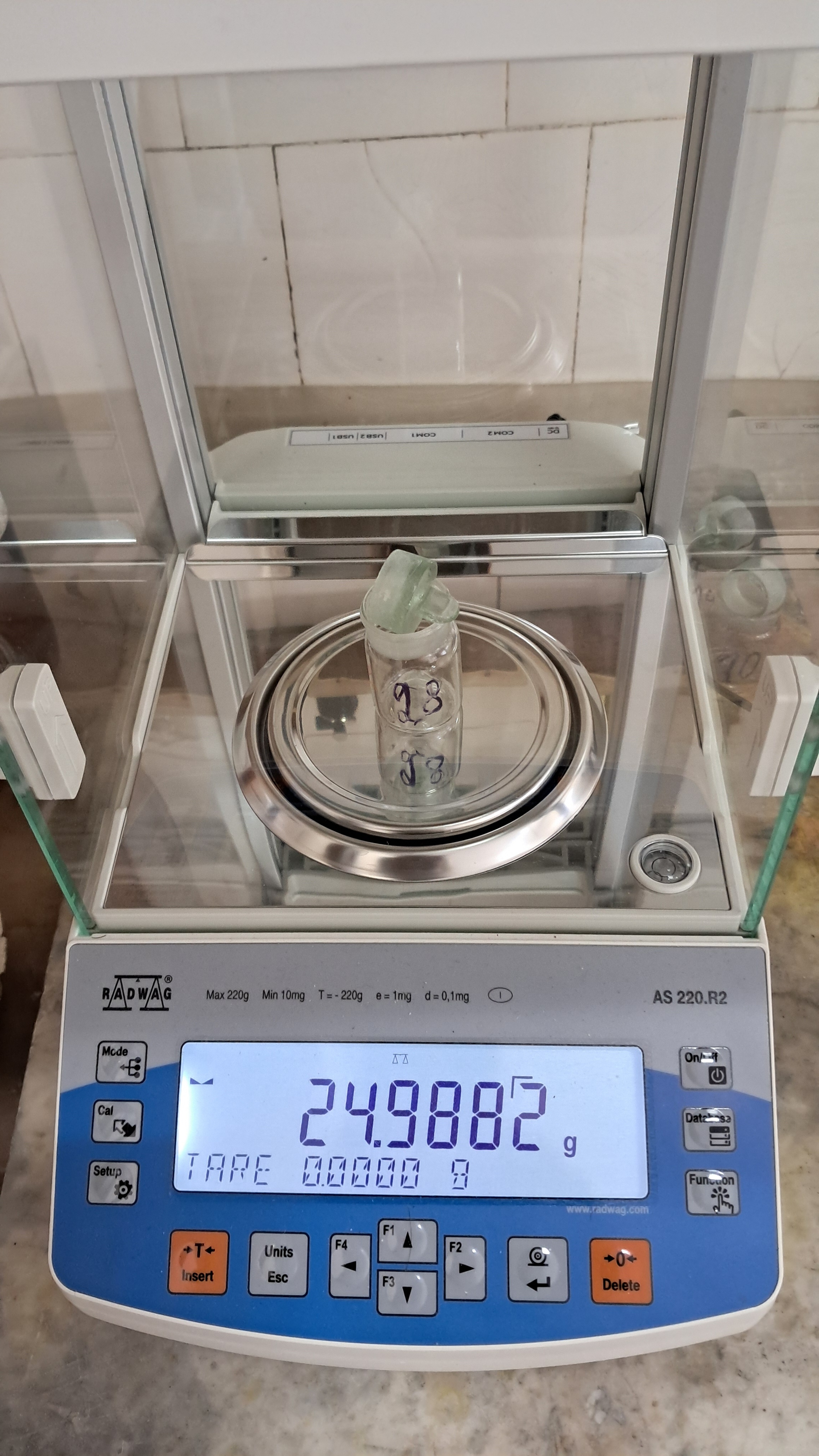 Determining Moisture Content in Hexamine by Gravimetric Analysis - First Attempt