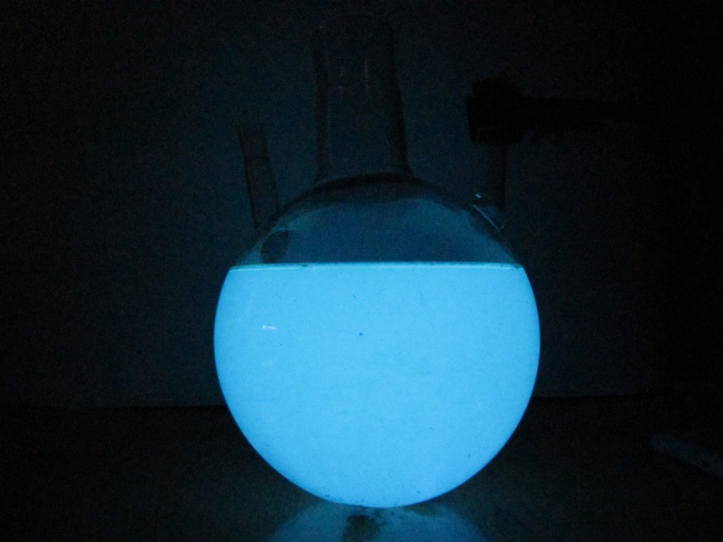  . Luminescence of Luminol (Glowing of Luminol Solution)