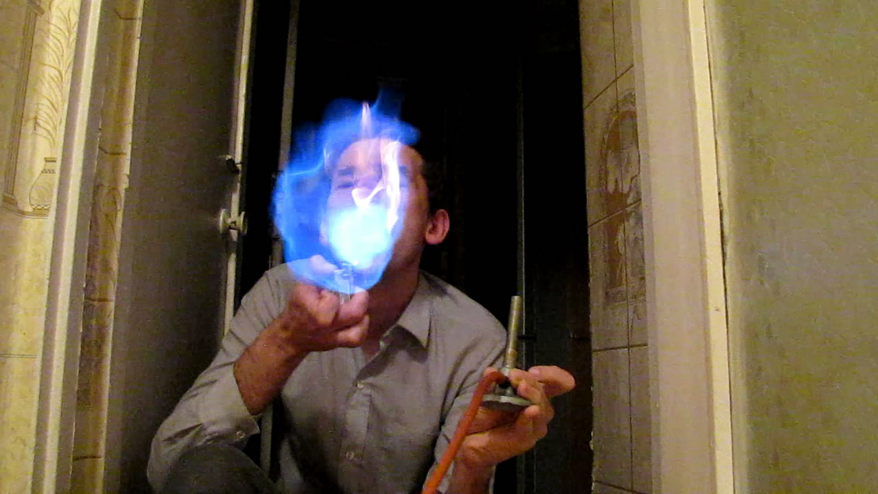   ( ). Fire breathing (burning of methane)