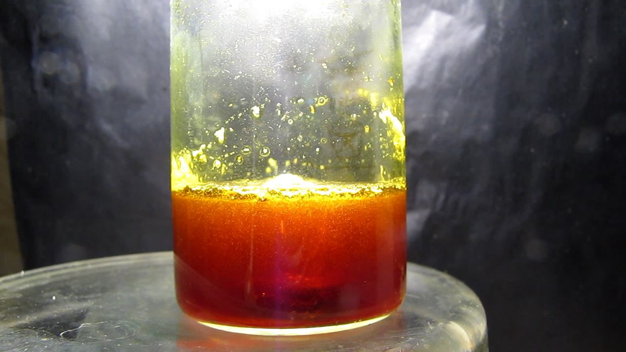      (III)   . The reaction of magnesium with iron (III) chloride in an aqueous solution