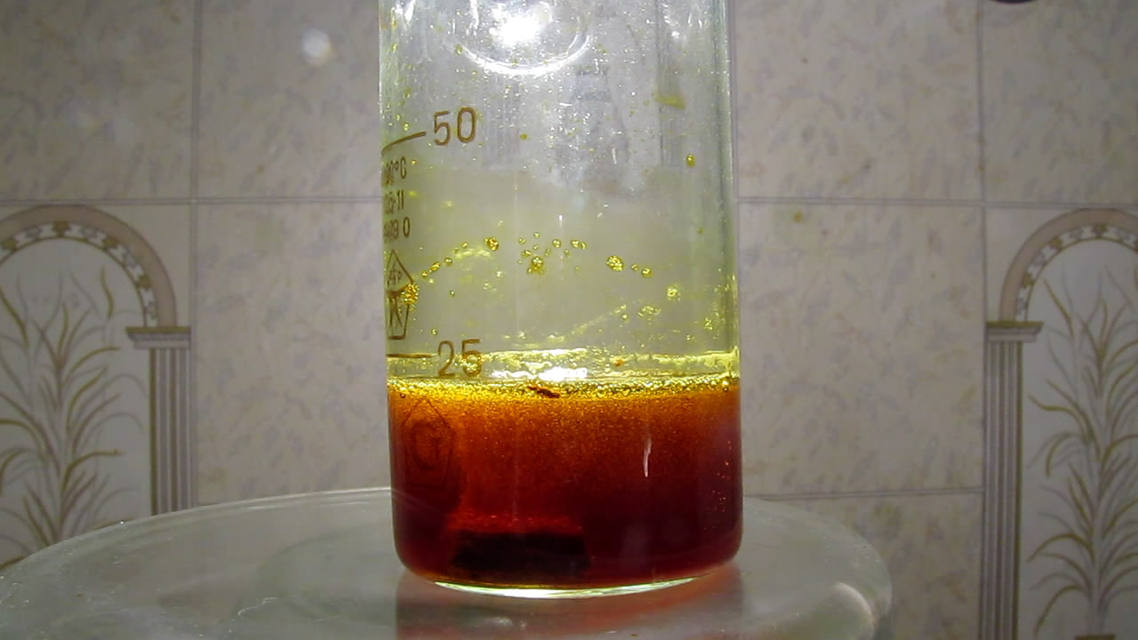      (III)   . The reaction of magnesium with iron (III) chloride in an aqueous solution