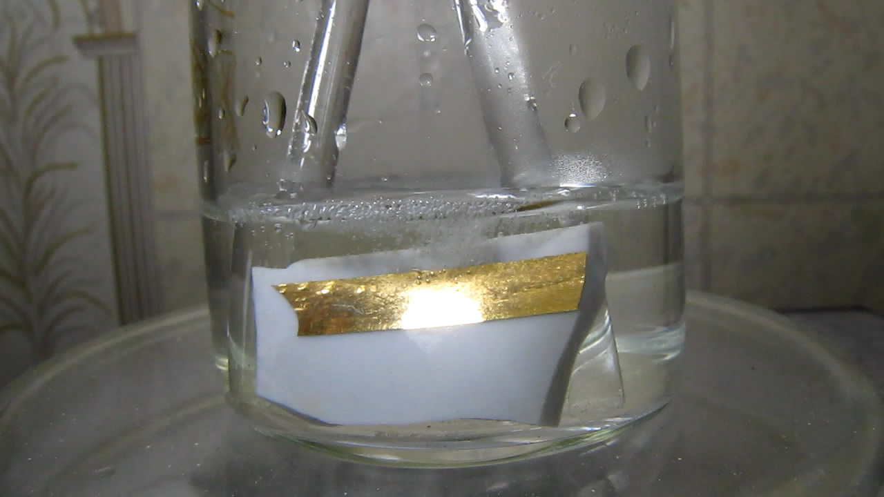 ,     . Gold, sulfuric acid and sodium hypochlorite