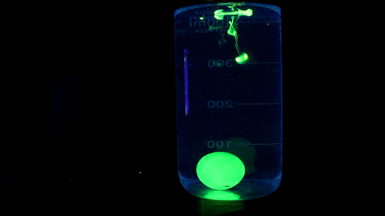    . Uranium glass and fluorescein