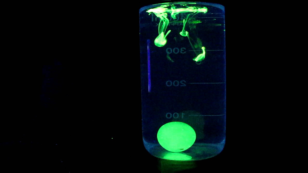    . Uranium glass and fluorescein